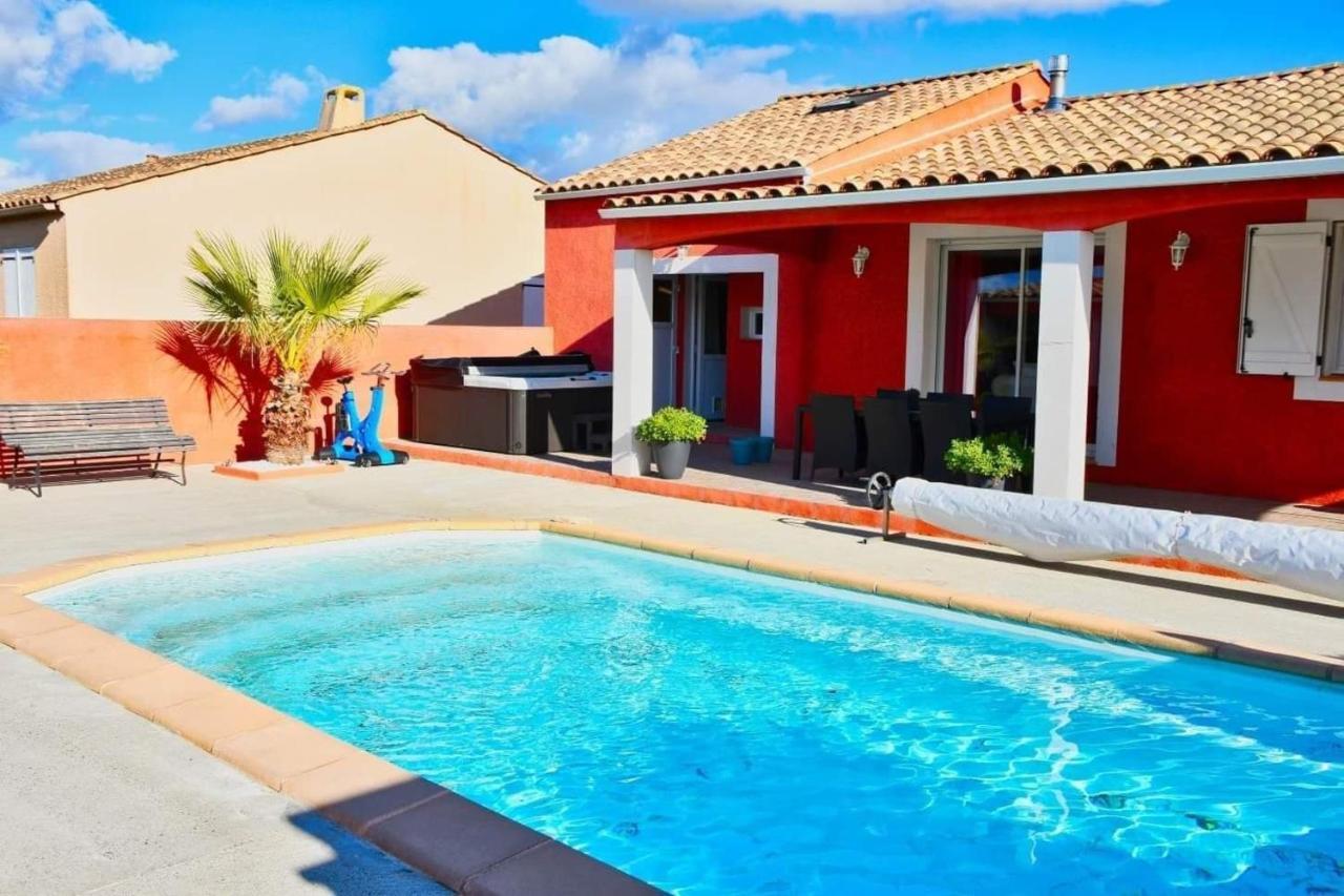 Villa Elegante A Carcassonne Avec Jardin Et Jacuzzi Εξωτερικό φωτογραφία